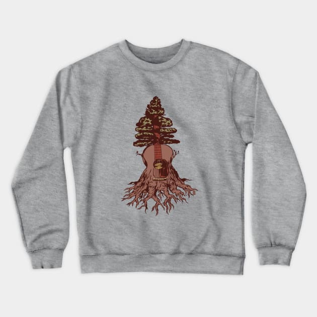 Forest Music Crewneck Sweatshirt by Thomcat23